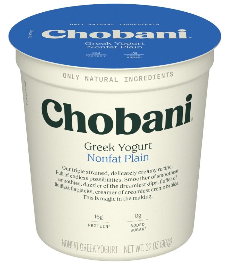 chobani plain greek yogurt